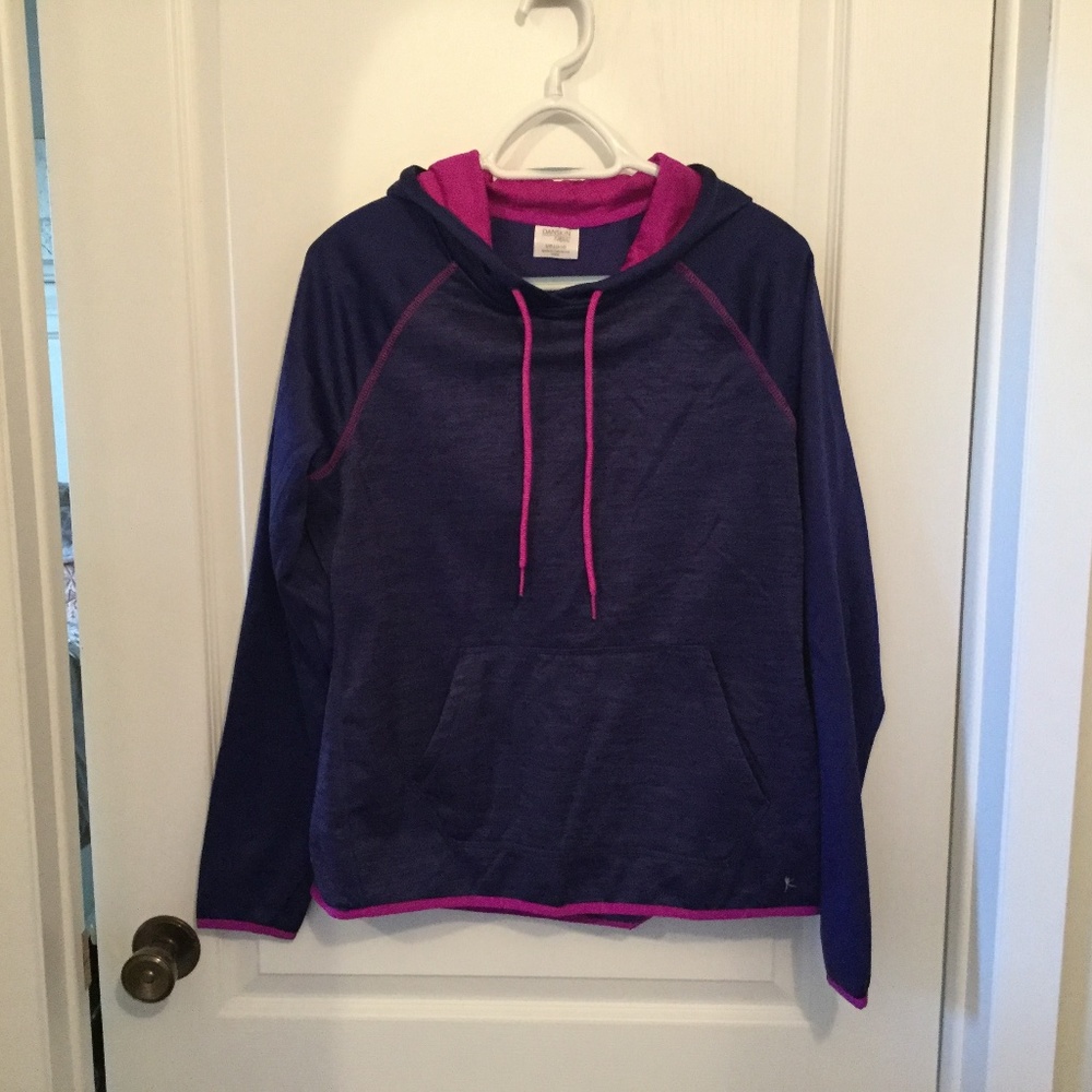 Womens Danskin now hooded athletic top